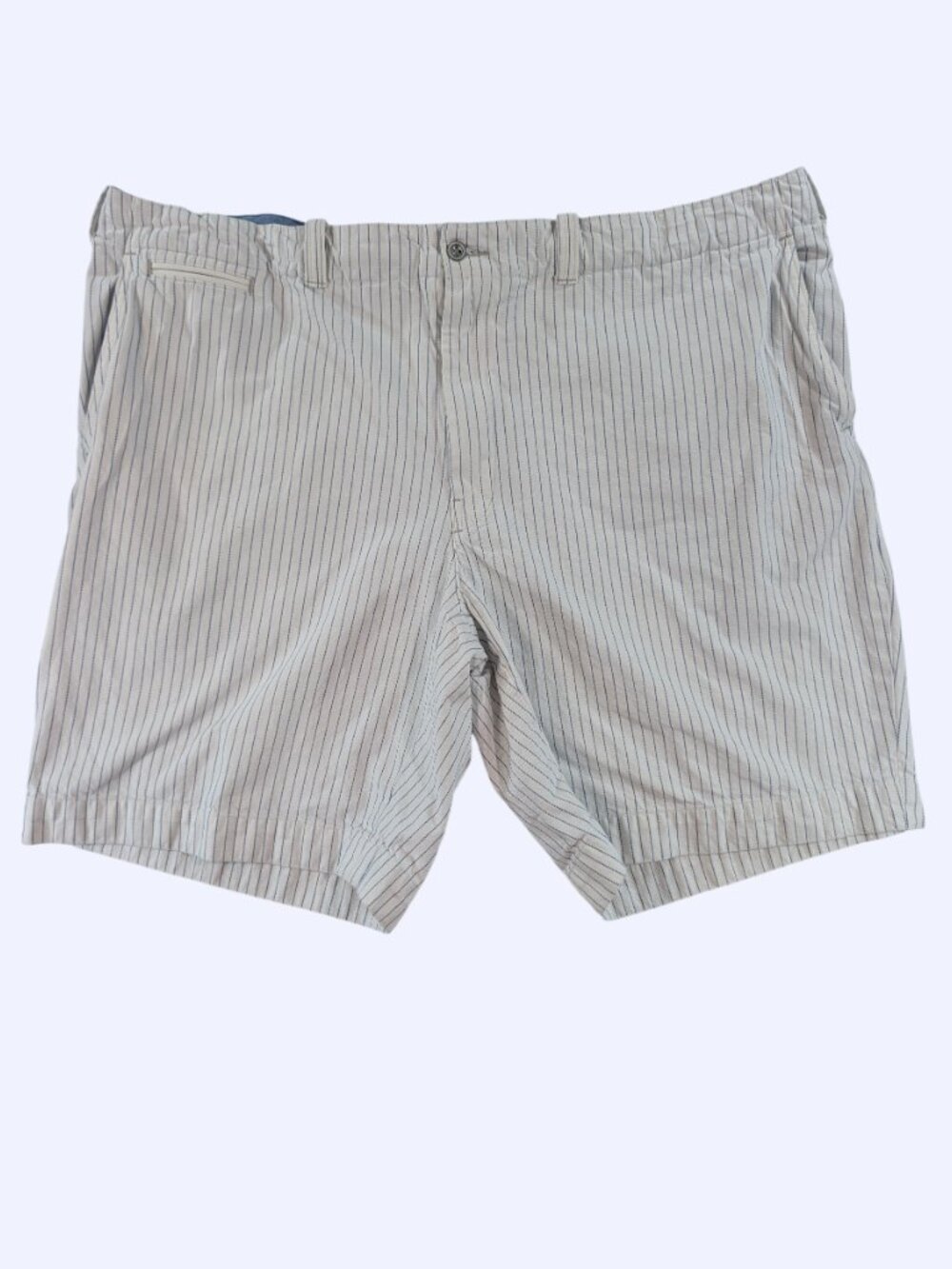 Polo Ralph Lauren Bleeker Shorts White Blue Pinstripe Mens Size 46 Preppy